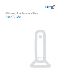BT Business Total Broadband Fibre User Guide