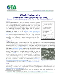 Clark University Case Study