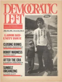 Closing Ranks Robot Madness After the Era Sunbelt Organizing