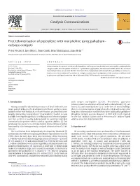 First Telomerisation of Piperylene with Morpholine Using Palladium￢ﾀﾓ