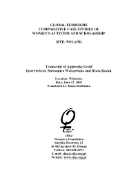 Global Feminisms Comparative Case Studies of Women's