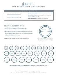 How to Determine Your Ring Size