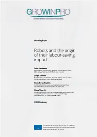 Robots and the Origin of Their Labour-Saving Impact