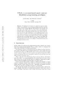 Arxiv:2003.14271V4 [Cs.LO] 20 Jul 2020 Ugs Oiiy Hc Uso H Teembokhi,Woenat Whose Blockchain, Ethereum the Ether on Runs Bank