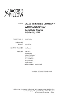 Caleb Teicher & Company with Conrad