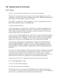 Mr. Skelmersdale in Fairyland HG Wells