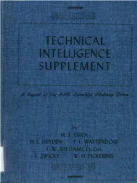 Technical Intelligence Supplement