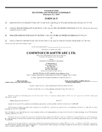 Commtouch Software Ltd