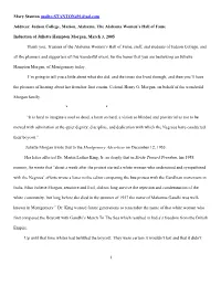 Mary Stanton Mailto:STANTON491@Aol.Com