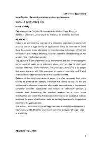 Paper Source Identification by Stationary Phase Performance