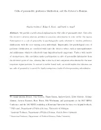 Cults of Personality, Preference Falsification, and the Dictator's