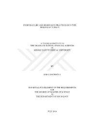 Everyday Life and Resistance Practices in F-Type Prisons of Turkey