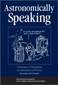 Astronomy and Physics About the Compilers Carl C