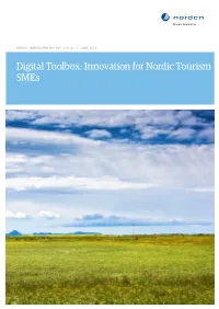 Digital Toolbox: Innovation for Nordic Tourism Smes