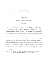 Parts and Plurals Essays on the Logic and Metaphysics of Plurality By