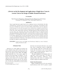 A Review on the Development and Applications of Single-Layer Concrete Armour Units in the Design of Rubble Mound Breakwaters