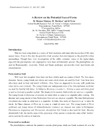 A Review on the Potential Uses of Ferns M