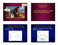 Oceanography Lecture 12