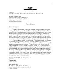 Course Syllabus