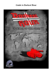 Guide to Darkest Hour Index Introduction
