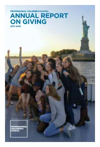 Annual Report on Giving