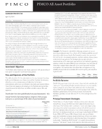 PIMCO All Asset Portfolio