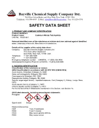 Safety Data Sheet