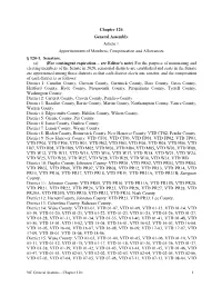 Chapter 120. General Assembly. Article 1. Apportionment of Members; Compensation and Allowances