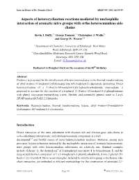 Aspects of Heterocyclisation Reactions Mediated by Nucleophilic Interaction of Aromatic Nitro Groups with Ortho Heterocumulene Side Chains