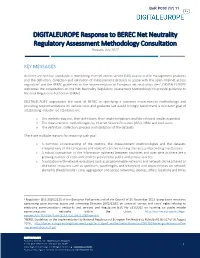 Contribution by DIGITALEUROPE to the BEREC Public Consultation On
