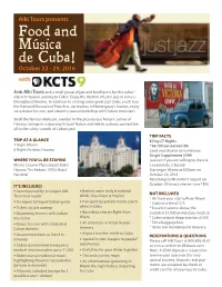 Cuba Itinerarysheets2.Indd