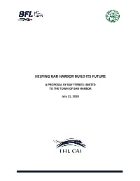 Helping Bar Harbor Build Its Future