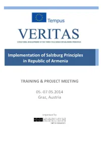 Implementation of Salzburg Principles in Republic of Armenia