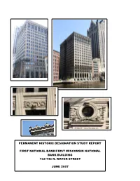 Permanent Historic Designation Study Report