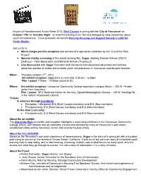 As Part of Homelessness Action Week 2013, Reel Causes Is Joining With