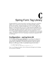 Spring Form Tag Library