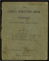 Lady's "Knitting- Book. "
