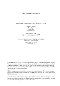 Nber Working Paper Series Family Values and The