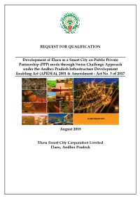 (PPP) Mode Through Swiss Challenge Approach Under the Andhra Pradesh Infrastructure Development Enabling Act (APIDEA), 2001 & Amendment - Act No