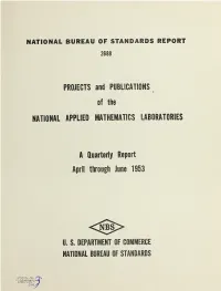 Projects and Publications of the National Applied