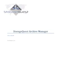 Storage Quest Optical Volume Manager