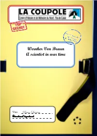 Wernher Von Braun a Scientist in War Time