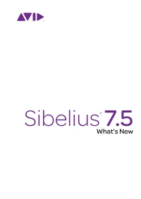 What's New in Sibelius