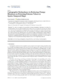 Cartographic Redundancy in Reducing Change Blindness in Detecting Extreme Values in Spatio-Temporal Maps