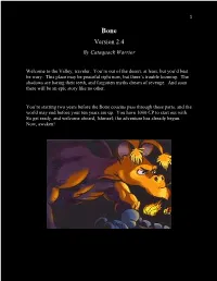 Version 2.4 by Cataquack Warrior