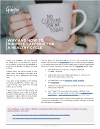 Why and How to Minimize Caffeine for a Healthy Cycle
