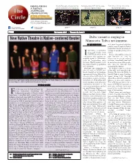 New Native Theatre Is Native-Centered Theater Delta Variant Is Surging in Minnesota