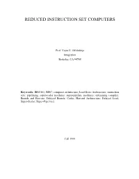 RISC Architecture