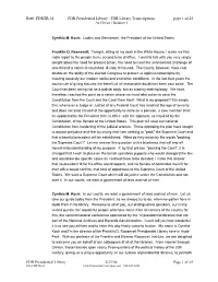Supreme Court and the Presidency, Transcript 1