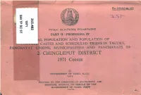 Total Population and Population of Scheduled Castes and Scheduled
